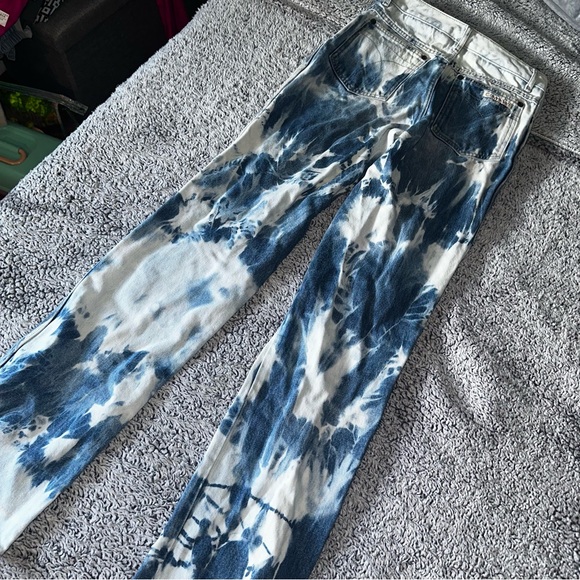 Calvin Klein Bleached Tie Dye Jeans - Picture 6 of 7